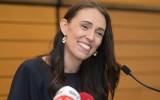 Pictured is outgoing New Zealand Prime Minister Jacinda Ardern