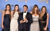 Pictured is the Stallone family