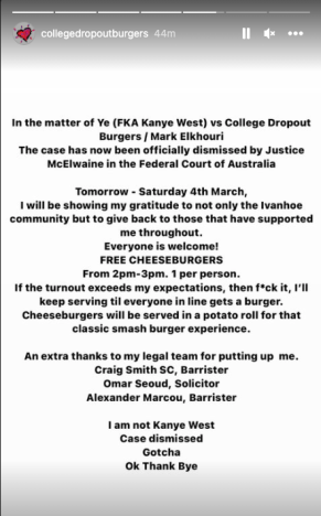 kanye college dropout burger