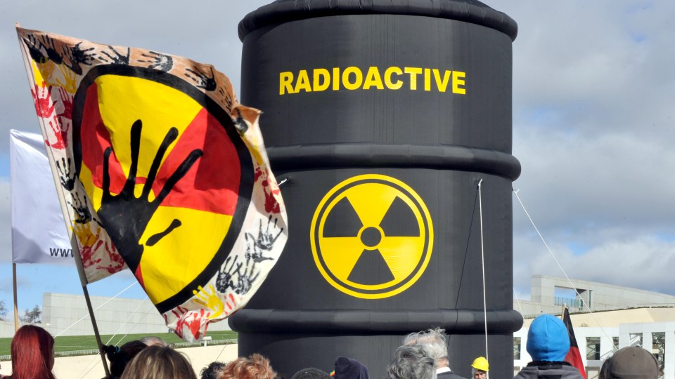 nuclear waste dump