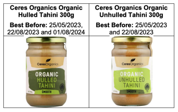 tahini recall