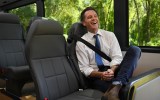 chris minns campaign bus