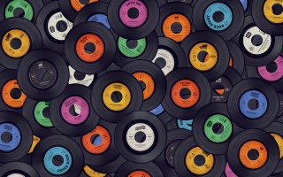 vinyl records