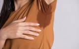 pictured is sweat under someone's arm