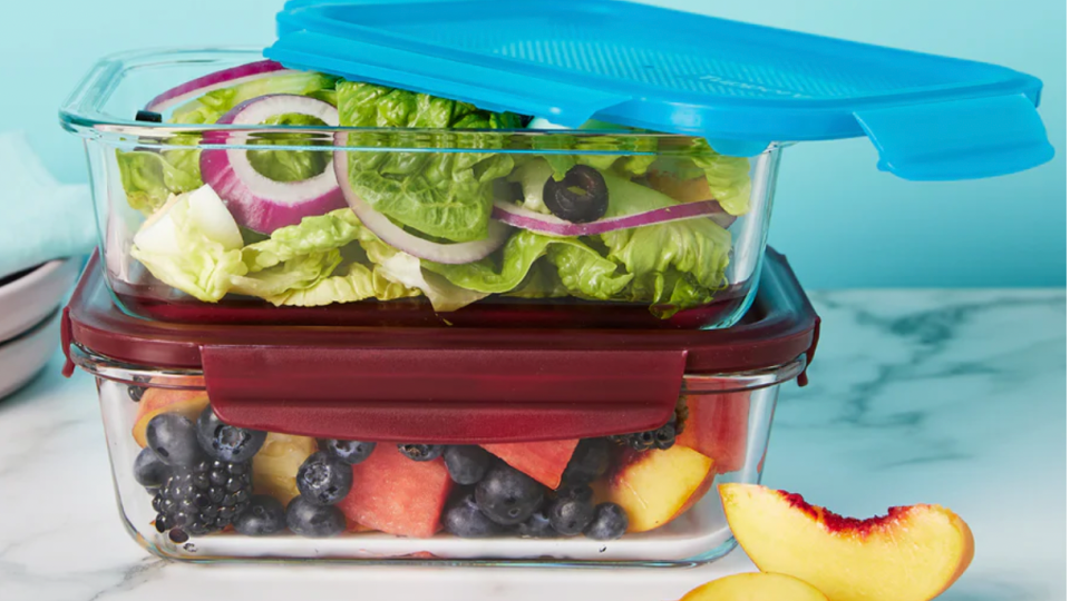 Pictured is a Tupperware container