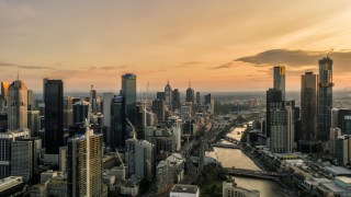 Pictured is Melbourne CBD