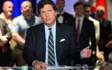 Pictured is Tucker Carlson