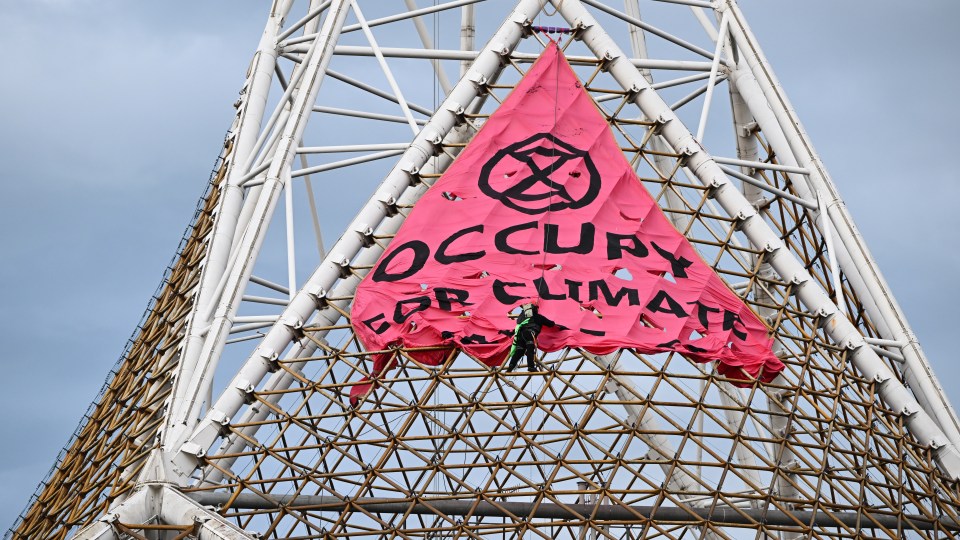 Arts Centre spire activist