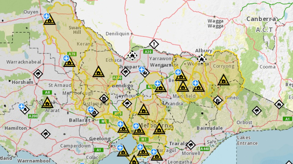 victoria flood warning
