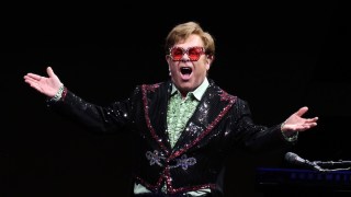 Pictured is Elton John on his farewell tour