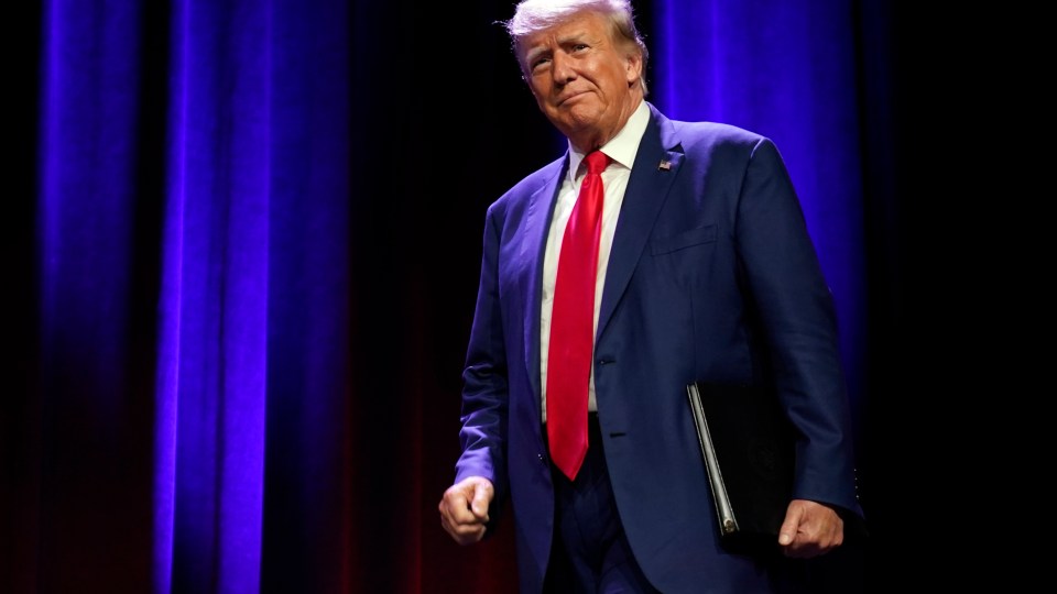 pictured is Donald Trump