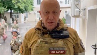 pictured is Putin enemy Yevgeny Prigozhin
