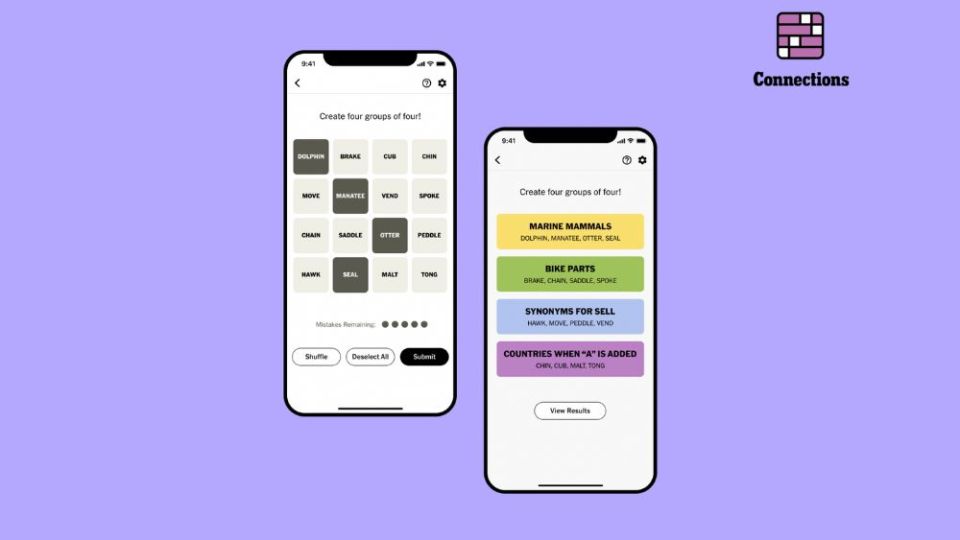 Connections is the New York Times' newest game