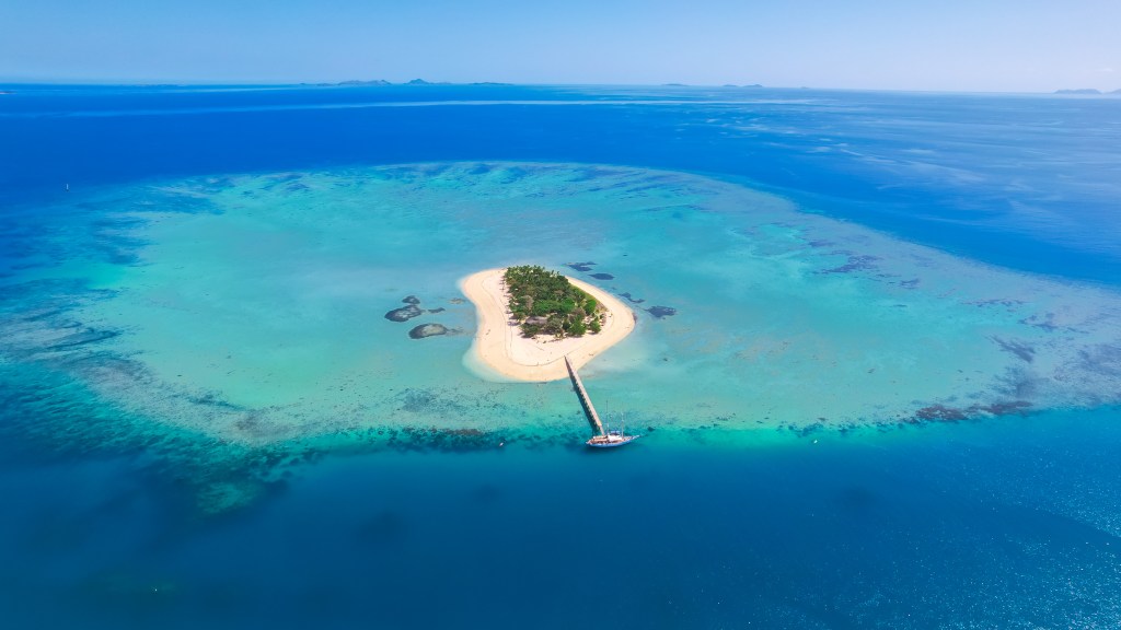 Tivua Island is a private paradise 30 minutes away.