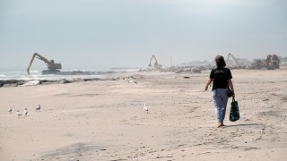 Sand dredging