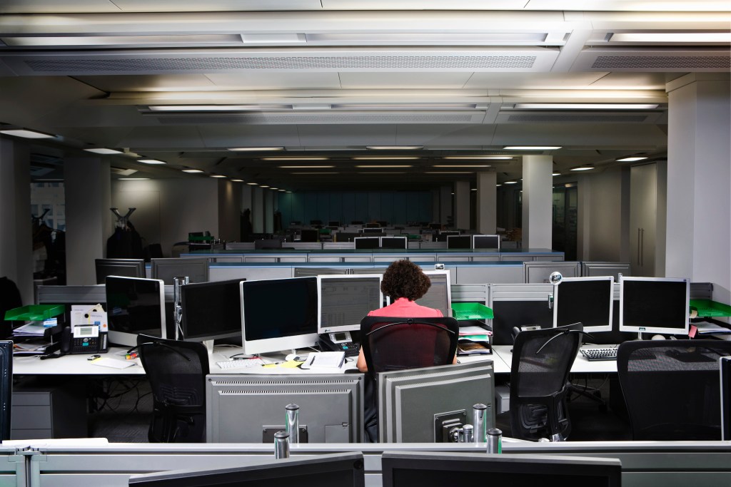 hot desk work