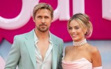pictured is Margot Robbie and Ryan Gosling