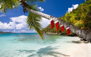 Beach Christmas Stockings travel gifts