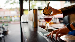 pictured is a cocktail at a pub
