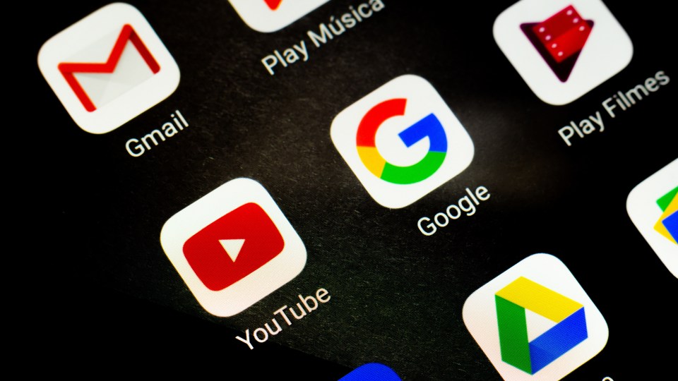 pictured is YouTube and Google