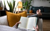 Pictured is someone reading