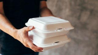 pictured is food delivery packaging