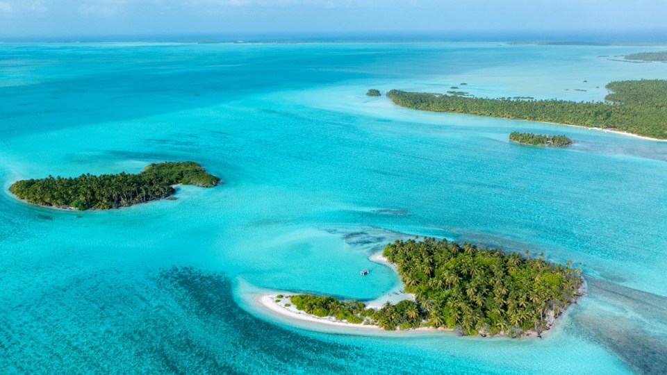 Cocos Islands aerial