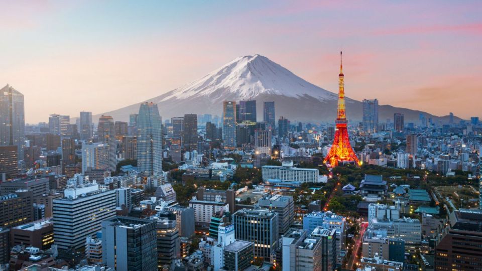 Tokyo and Mount Fuji. Getty