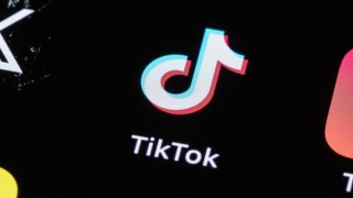 Pictured is the TikTok logo