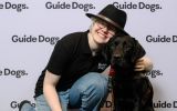 pictured is Zara Perry and her Guide Dog Quinlan