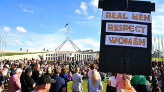 NATIONAL RALLY AGAINST VIOLENCE CANBERRA