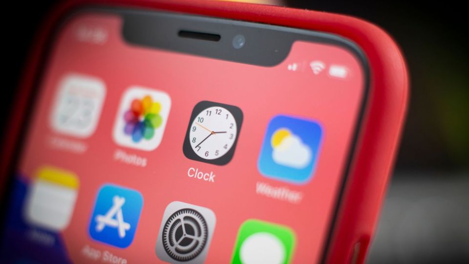pictured is the Apple iPhone