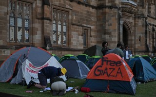 uni Palestine encampments