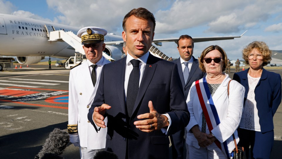 New Caledonia Macron