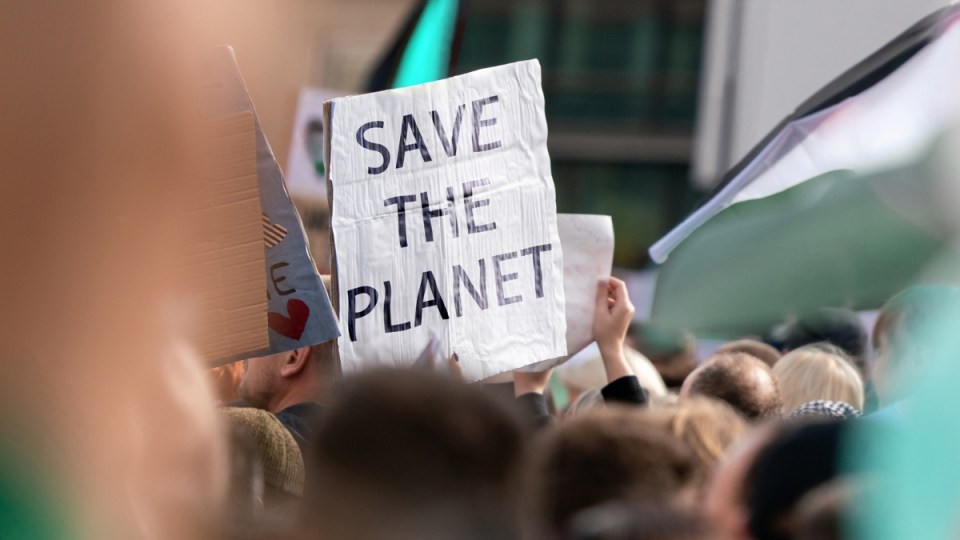 Save the Planet protest