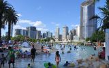 pictured is Brisbane's Street Beach