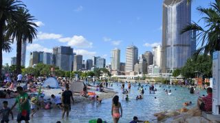 pictured is Brisbane's Street Beach