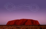 Wintjiri Wiru drone show Uluru
