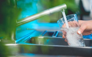 drinking water