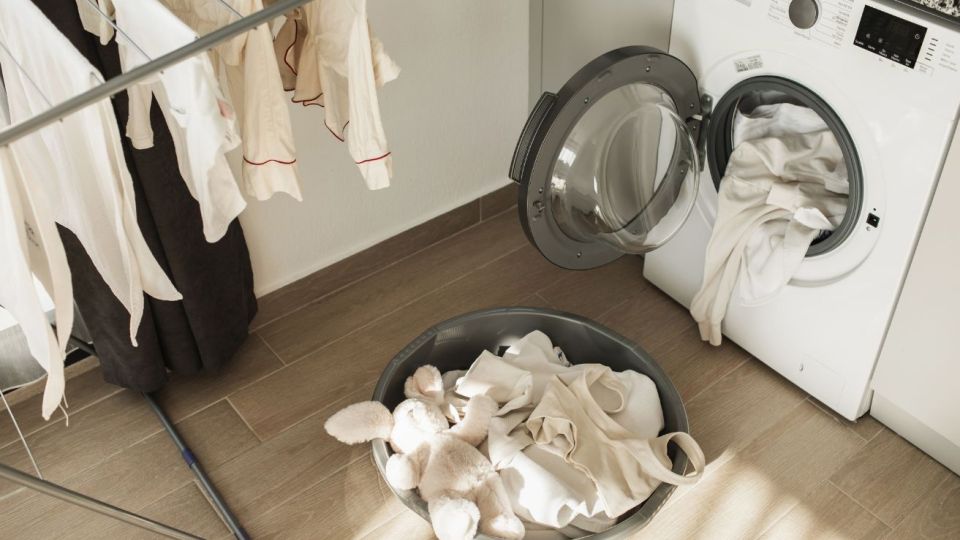 pictured is a clothes dryer