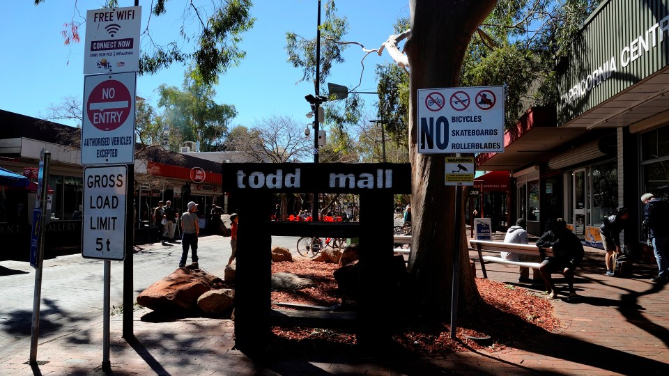 alice springs curfew