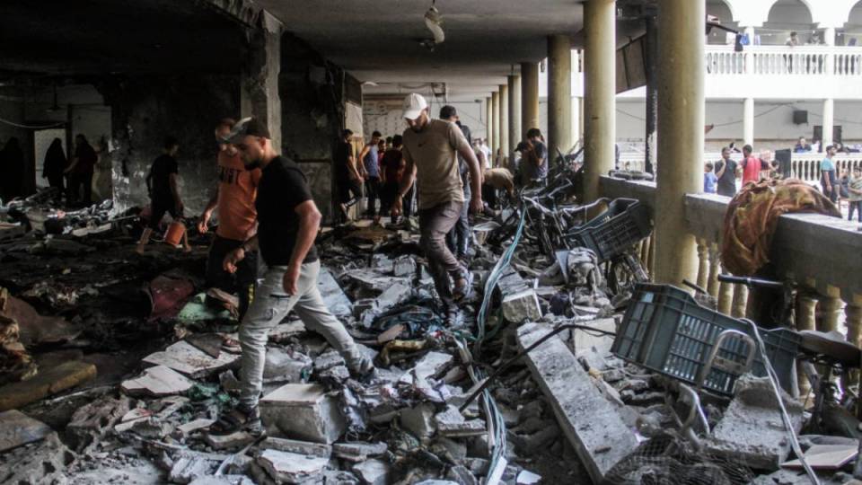 Israel Gaza school US