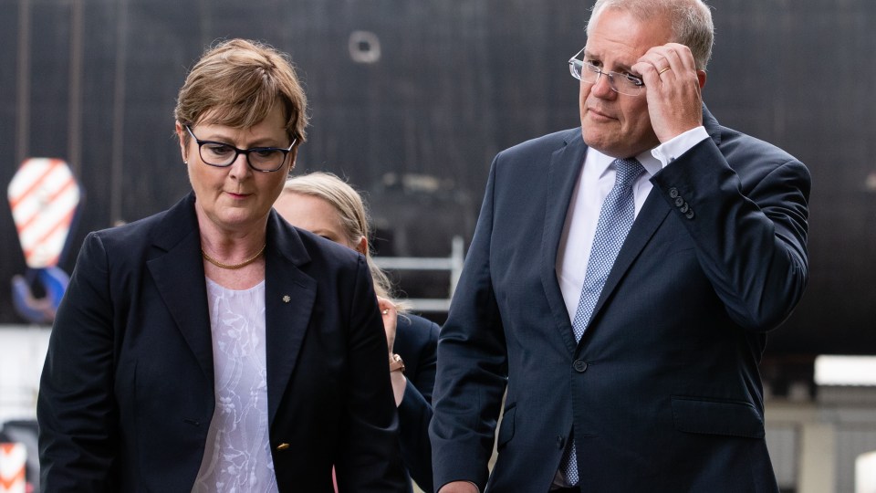 Scott Morrison and Linda Reynolds