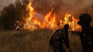 Greece wildfire