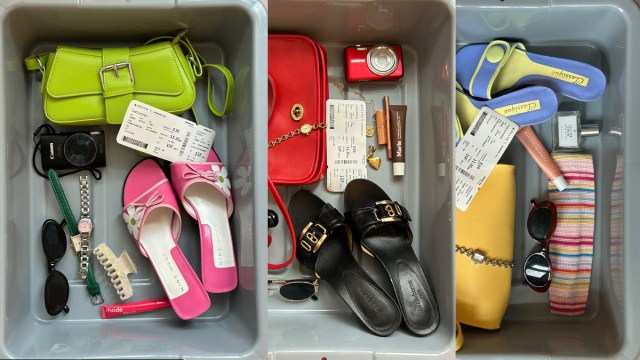 These trays are definely not jammed with loose change, house keys and your packet of mints.