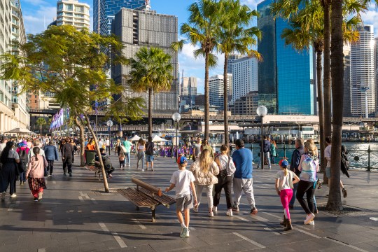 Step out onto the bustle of Circular Quay, where the views start immediately