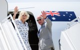 King Charles leaves Australia
