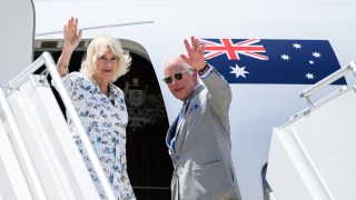King Charles leaves Australia