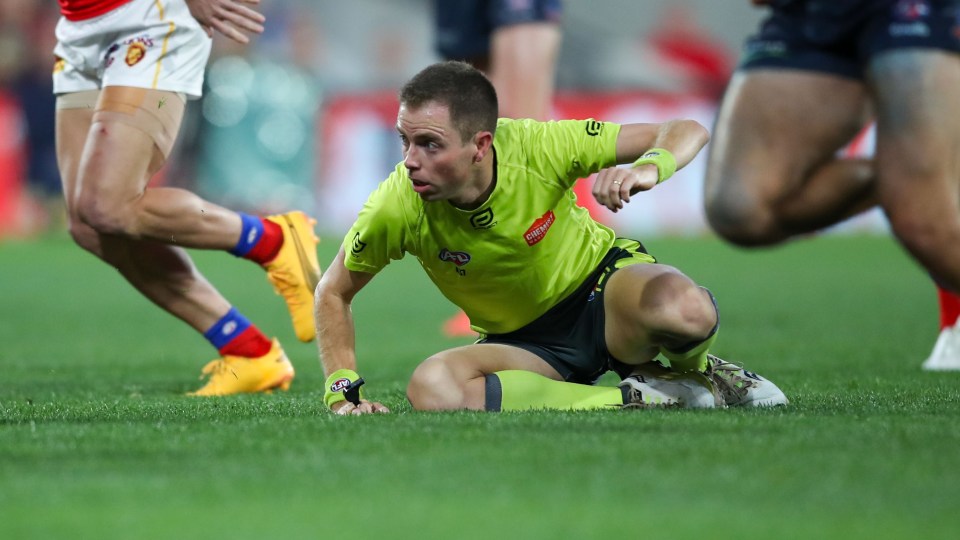 AFL umpire suspended