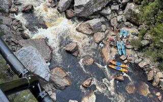 Franklin River kayaker
